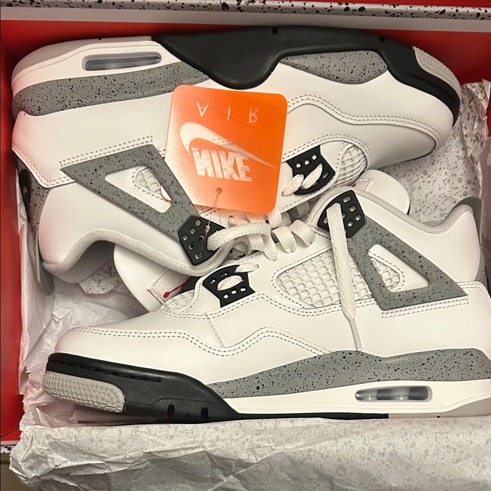 Nike Air White and Gray Sneakers